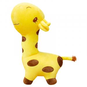 Плюшевая игрушка жираф, олень с цветами сливы Mocha duck, желтый