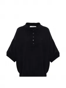 Поло Gztalla на пуговицах Gestuz, черный