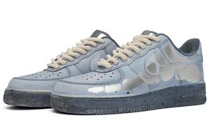 Мужские кроссовки для скейтбординга Nike Air Force 1 Low, Light Gray