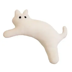 Плюшевая кукла Cartoon Dopamine Dressing Big Cat Dolls высотой 100 см Abay, белый