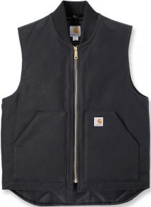 Жилет Carhartt Relaxed Fit Firm Duck Insulated Rib Collar Vest, черный
