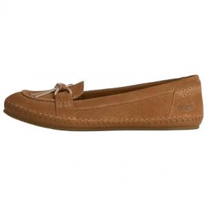 UGG Модные повседневные туфли из спилка для женщин, цвет chestnut