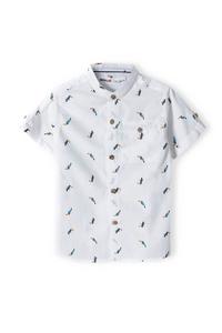 Рубашка на пуговицах классического кроя MINOTI, белый