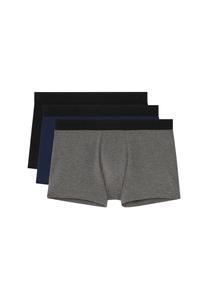 Мужские трусы-боксеры, упаковка из 3 шт – тональный набор №2, шорты, нижнее белье HOM, цвет Schwarz/blau/grau