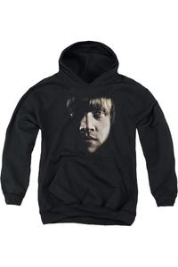 Толстовка с капюшоном "Гарри Поттер" с изображением Рона Gildan, черный