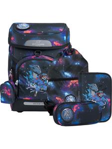 BECKMANN Набор школьных рюкзаков Plus Air, 6 предметов, Ninja Elements, синий