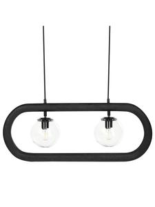 Beliani Подвесные светильники AYENSU черного цвета - (Ш) 74 x (В) 153 x (Д) 15 см