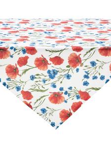 Хлопковая скатерть с рисунком маков  Redbest , Mohnblume