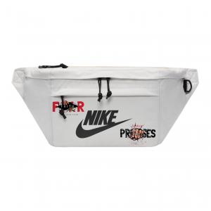 Nike Тканевая поясная сумка через плечо кроссбоди на плечо унисекс светло-бежевая, Fist