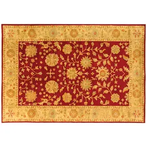 Ковер из шерсти с цветочным рисунком в рамке Heritage Sintra Safavieh, 244x336 см