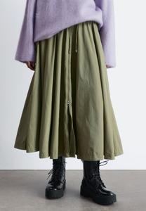 Юбка & other stories DRAWSTRING MIDI, Khaki Green/Khaki