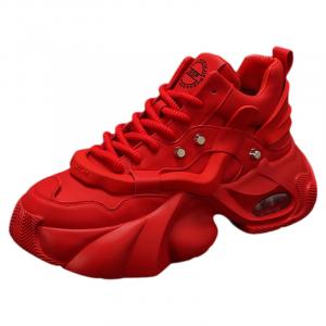 ZUOSAISI Красные массивные низкие кроссовки мужские, цвет Red