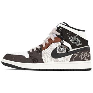 Jordan Кроссовки Air 1 Vintage мужские Mid top White/Brown
