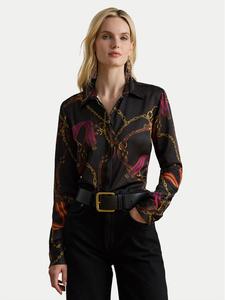 Рубашка straight fit 200979917001 Lauren Ralph Lauren, черный