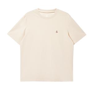 Футболка Unisex Crew Neck Moderate Straight Fit JACK&JONES, бежевый оранжевый s06 new