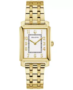 Женские классические часы Sutton с браслетом из нержавеющей стали золотистого оттенка, 25 мм Bulova, gold-tone