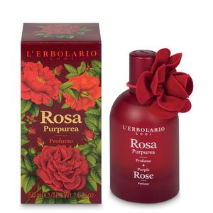 Женская парфюмированная вода L'Erbolario Rosa Purpurea, 50 мл