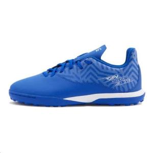 Детские футбольные бутсы Lace-Up Viralto I Turf TF противоскользящие низкие синие DECATHLON Синий Белый