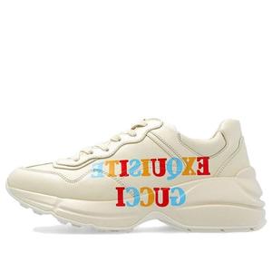 Кроссовки rhyton exquisite shoes 'beige' Gucci, бежевый