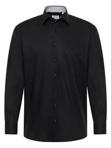 Рубашка COMFORT FIT черного цвета Eterna