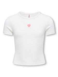 KIDS ONLY Футболка с коротким рукавом KOGELVA Basic в цвете Cloud Dancer