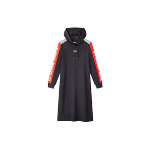 Оригинальное платье с длинными рукавами для женщин FILA, синий