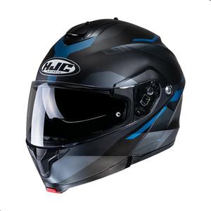 Модульный мотошлем HJC C91 Karan с защитным щитком HJ-17 Pinlock, одобрен DOT (MC2SF, X-Small)