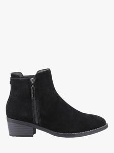 Ботинки Ingrid Zip Suede до щиколотки Hush Puppies, Black