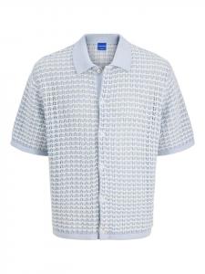 Jack & Jones Вязаная рубашка-поло в Skyway