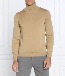 Водолазка мужская Boss шерстяная, коричневый