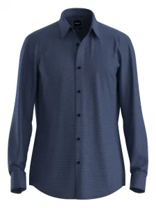 Рубашка на пуговицах Boss, синий