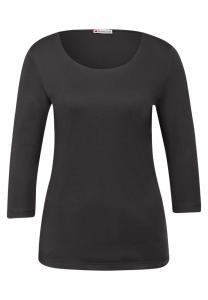 STREET ONE Лонгслив в темно-сером цвете