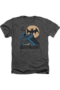 Футболка DC Comics Look Out для взрослых Heather Gildan, цвет charcoal