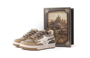 Кроссовки KILLWINNER Noah"s Ark Skateboarding Shoes Unisex Low-top Beige, коричневый