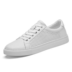 Black-tailed deer Антискользящие скейтерские кеды унисекс Black Tailed Deer с низким верхом и ажурными вставками белого цвета, цвет White Cut-Out