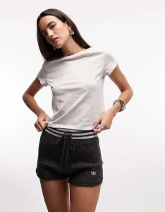 Серая меланжевая футболка Monki