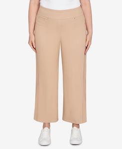 Вышитые эластичные брюки больших размеров на резинке Ruby Rd, Biscotti