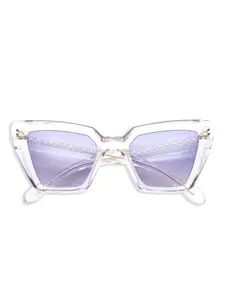 Солнцезащитные очки Vanessa в оправе 'кошачий глаз' Kador, белый