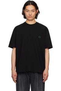 Черная футболка с логотипом Snow Mountain Back Solid Homme