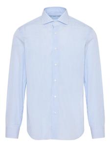 Полосатая рубашка Barba, синий