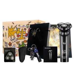 FS922 поворотная бритва с тремя лезвиями для мытья всего тела со встроенным выдвижным триммером для бровей FLYCO