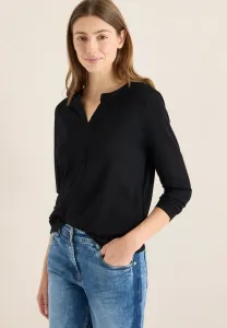 Рубашка в стиле туника с длинными рукавами Cecil, Schwarz