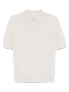 Рубашка-поло в рубчик Boglioli, нейтральный