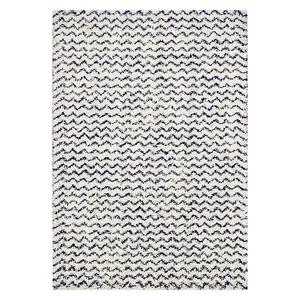 Ковер Cuellar Chewron Shaggy Area Nuloom, синий, 153x244 см