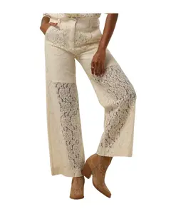 Широкие брюки в стиле Sheilall Lollys Laundry, бежевый