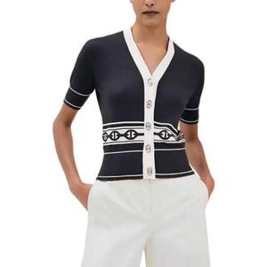 HERMES SS25 Кашемировый свитер женский black