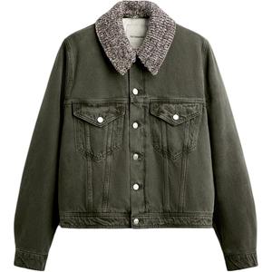 Куртка джинсовая мужская Nanushka Collaboration ZARA, зеленый