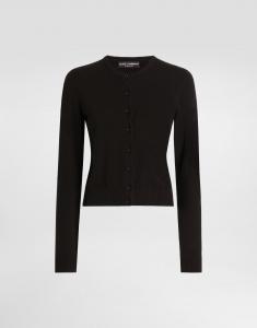 Кашемировый кардиган Dolce & Gabbana, черный