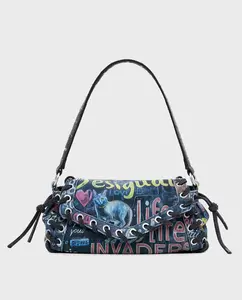 Большая сумка для граффити Desigual, мультиколор