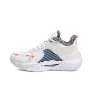 Lin Feng Амортизирующие нескользящие и износостойкие низкие баскетбольные кроссовки унисекс бело-красные MA728 White Red, цвет MA728 White Red